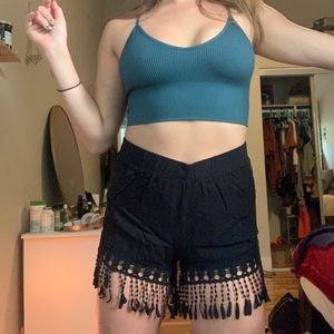 Sweet Jane funky black shorts
